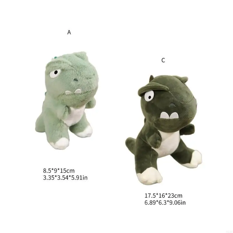 95ae Soundable Dinosaur Dinosaur Keynchain Bag Ornement Femmes Decorations à main