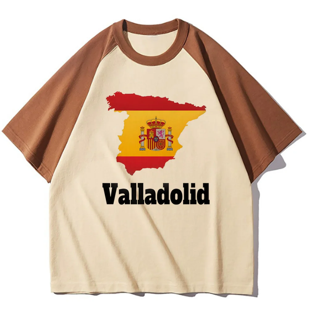 

Футболка Valladolid для подростков, удобная Пастельная эстетика, цифровая рубашка в стиле панк, Корейская одежда, цветная уличная одежда в стиле панк