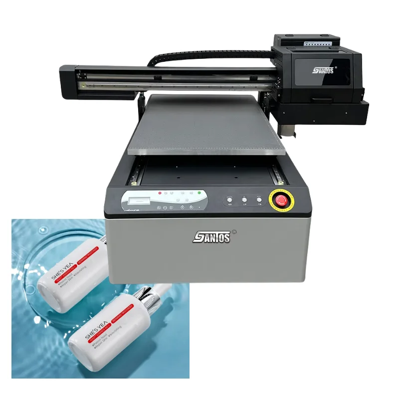 6090 UV flatbed printer Easy to print on flatbed, round, concave items