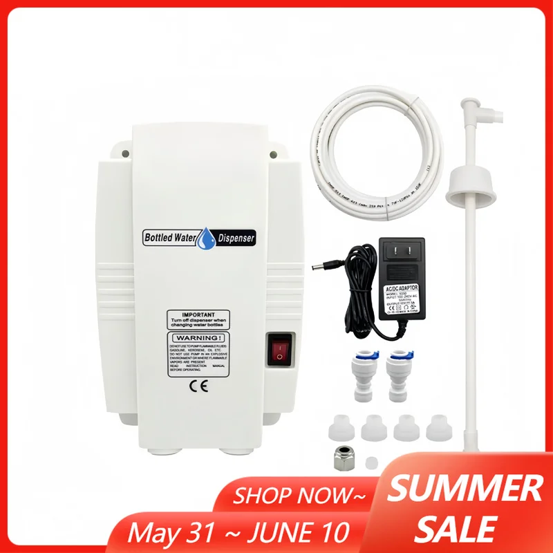 

Automatic Bottled Water Pump 3.8L/min Flow Under Sink Electric Drinking Water Dispenser System for Home Self Priming Water Pump