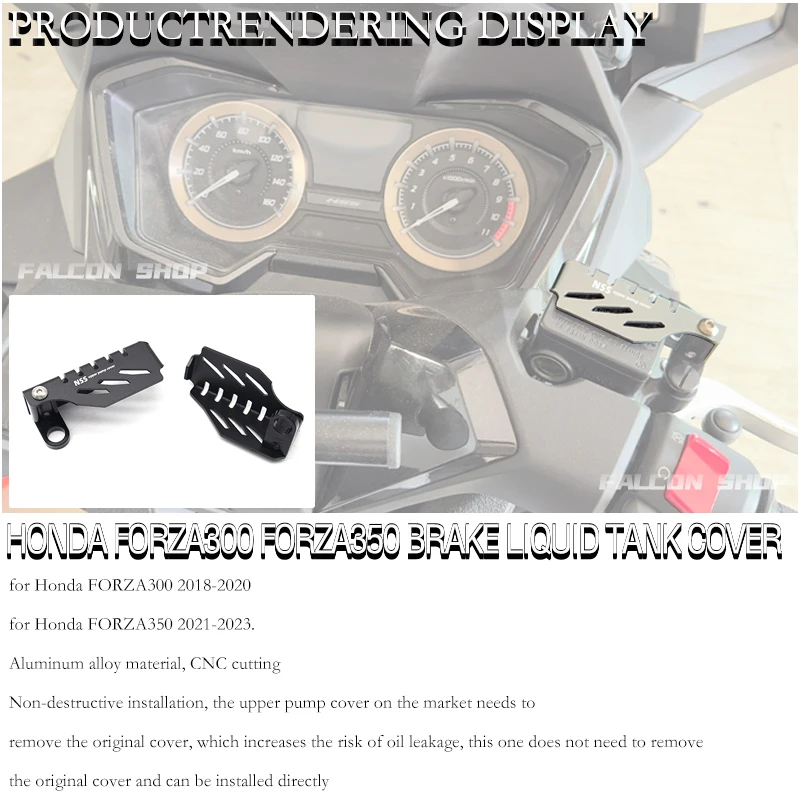 

Suitable for Honda ADV 350 retrofit with pump oil pot protective cover FORZA350/300 NSS 350 ADV 350 2018 2020 2021 2023