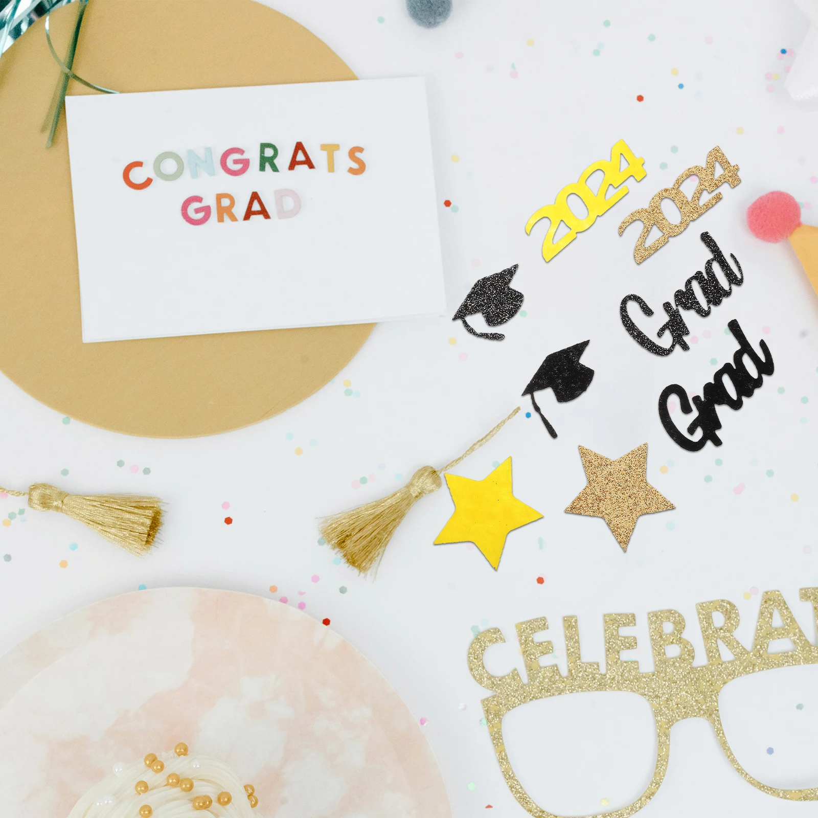 

1 set Graduation Non-Woven Table Scatters Party Decorations For Graduation Party Theme Festive Confetti Multi-Functional