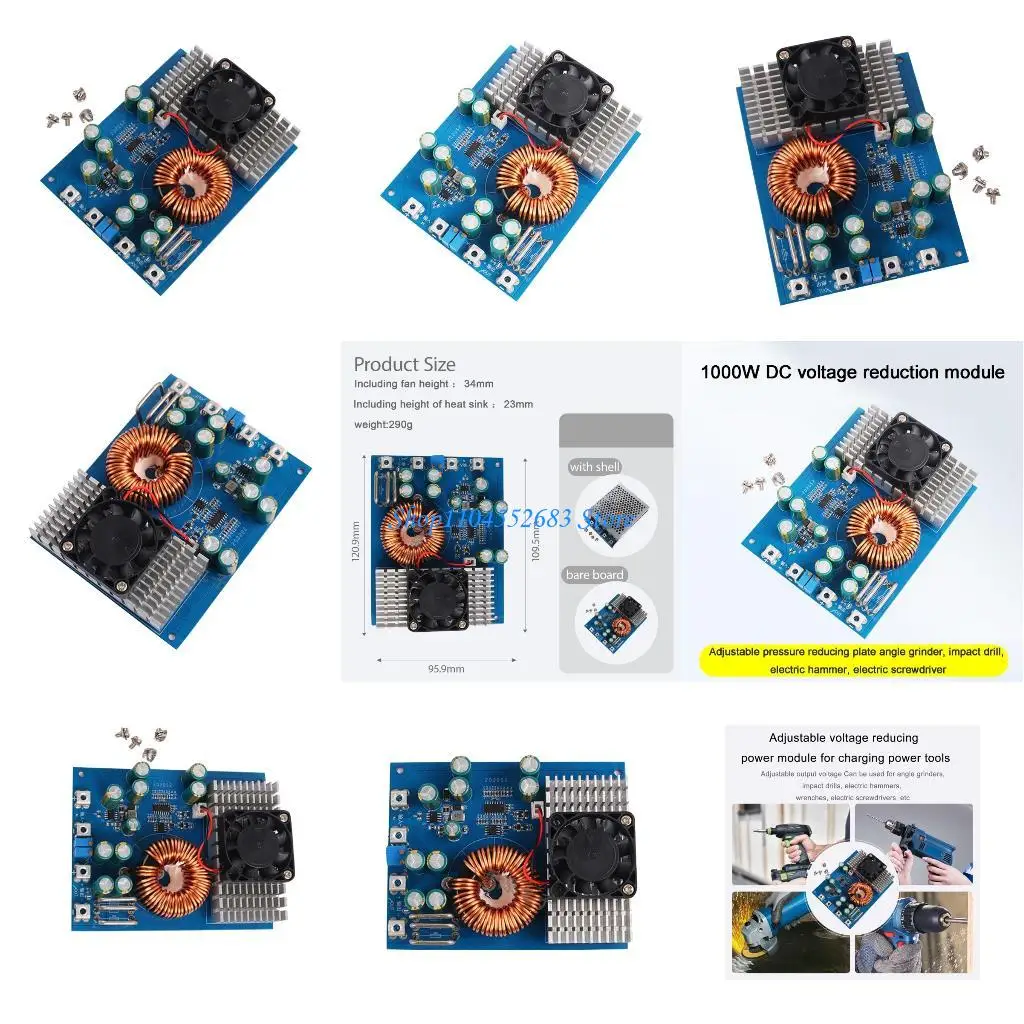 

Y6GD Wide Input Electric Power Boards 1000W 50A Adjustable 2.5V 50V Output Simple Installation for Harsh Environment