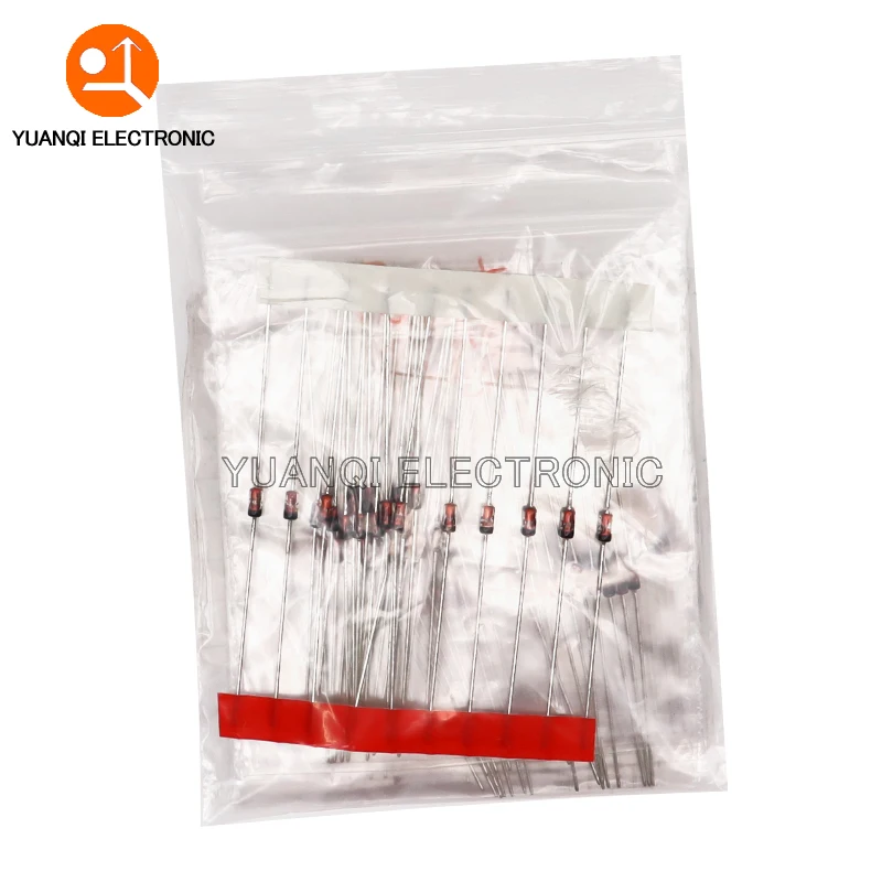 140pcs 1/2W Zener Diode Assorted Kit 0.5W 14 Values Each 10pcs 2.4V - 8.2V DIY Sample Set New