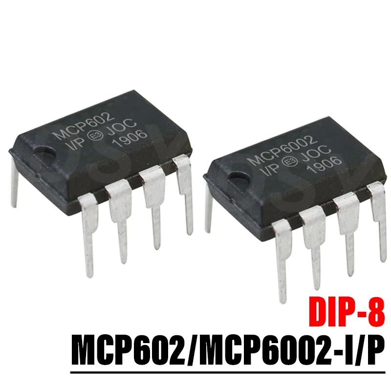 5PCS/LOT MCP602-I/P MCP6002 MCP602 DIP-8 Chipset