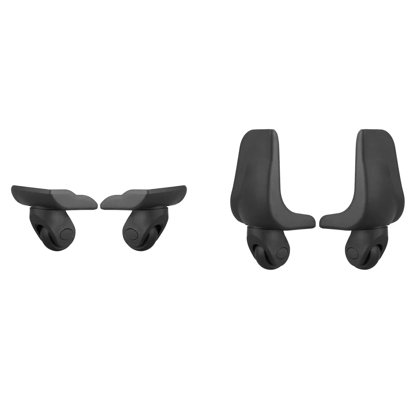 استبدال عجلات الأمتعة المتينة، بكرات إصلاح مقاومة للتآكل، عجلات دوارة عالمية لصندوق الأمتعة، حقيبة السفر