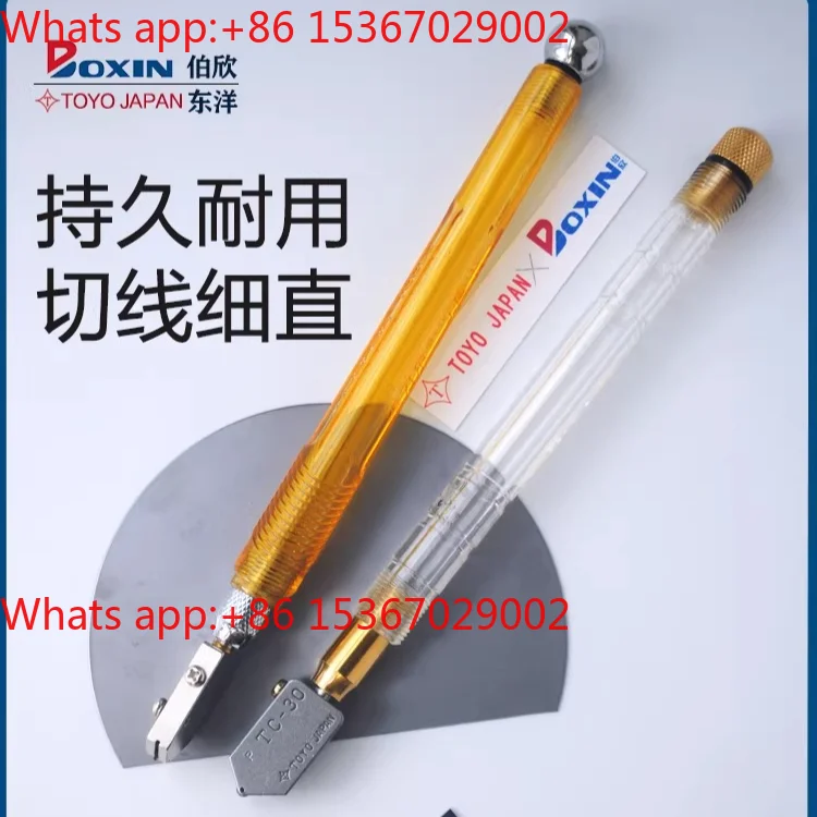 Wafer knife cutting electronically conductive thin glass wafer coverslip laboratory cutting tool