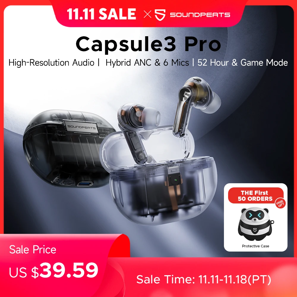 SoundPEATS Capsule3 Pro Wireless Earbuds
