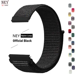 20mm 22mm Band For Samsung Galaxy Watch 6/5/4/5pro/4/6 Classic/active 2 Nylon loop sport bracelet huawei watch GT 4-2-2e-3 Strap