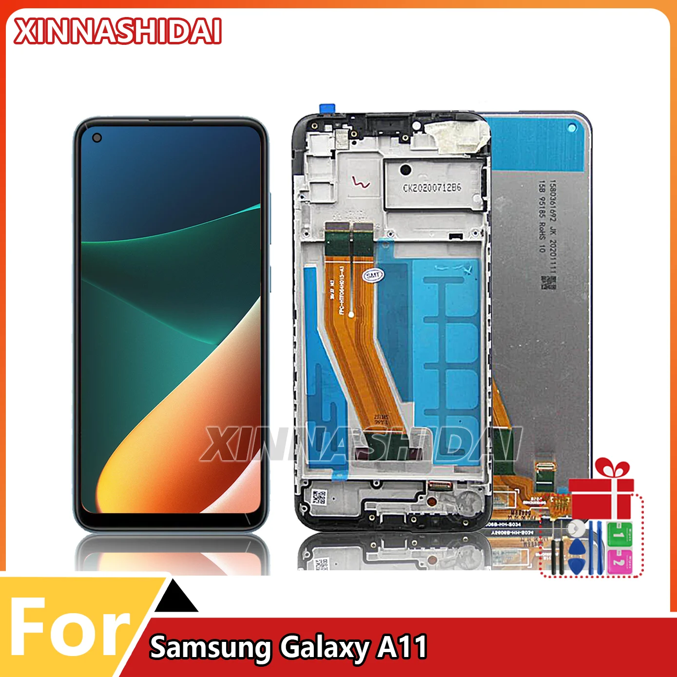 LCD Display For Samsung Galaxy A11 A115F A115F/DS LCD Display Touch Screen Digitizer Assembly Replacement