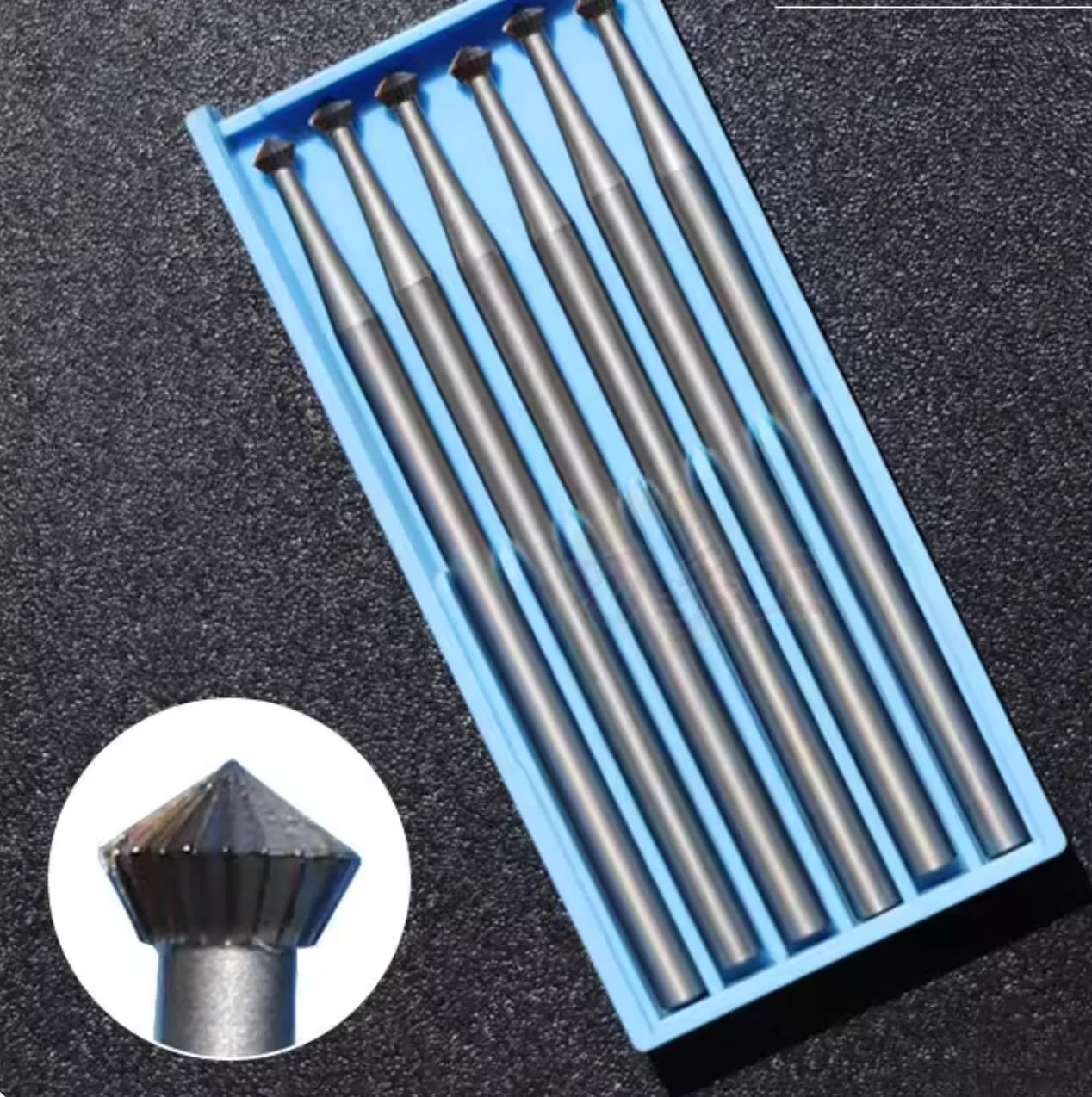 

6pcs/box 2.35 Mm Handle Tungsten Steel Carving Cutter bearing cut Jewelry Carving Tool Wood Carving Cutter 1.4/2.3mm