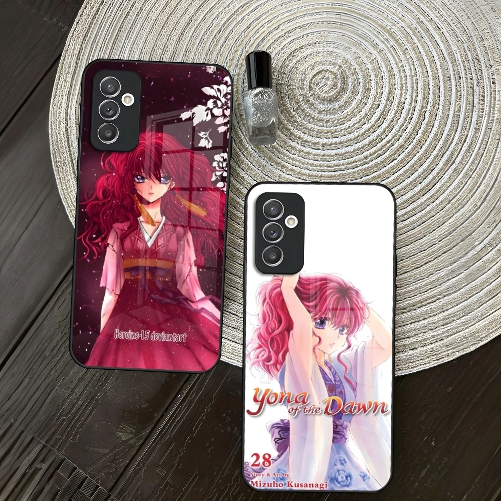 Fantasy Japanische Anime Y-Yona Of The Dawn Handyhülle für Samsung Galaxy S26 S25 S24 S23 S22 S21 S20 FE Edge Plus Ultra Glas-Cover