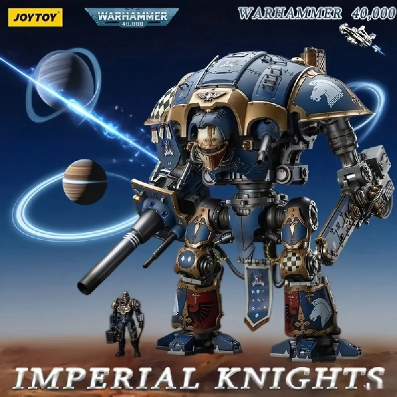 

New 1/18 Joy Toy Warhammer 40000 Darktide Imperial Knights House Terryn Knight Paladin Highly-Detailed Articulated Action Figure
