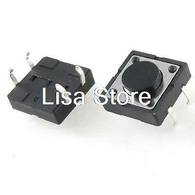 12 x 12mm x 5mm Momentary Push Button Tactile Tact Switch Non lock 4 Pin