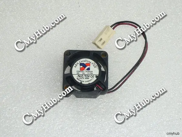 For ARX FD0525-A3042A DC5V 0.13A 2510 2.5CM 25MM 25X25X10MM 2pin Cooling Fan FD0525-A3042A