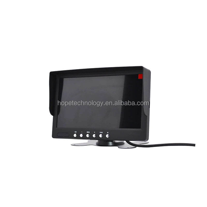 Heißer Verkauf 800x480 Quad Display 7 Zoll Monitor TFT LCD Rückansicht Lkw Bus Auto Monitor