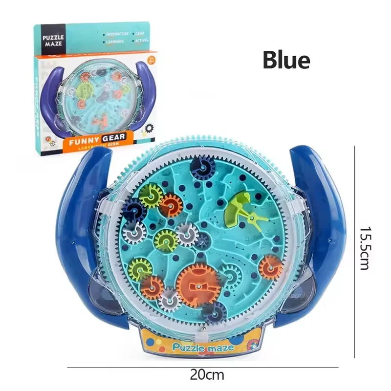 Puzzle creativo 3D Labirinto Magico Puzzle trasparente Cubo di velocità Palla rotolante Labirinto magico UFO Giocattoli per bambini Giocattoli antistress