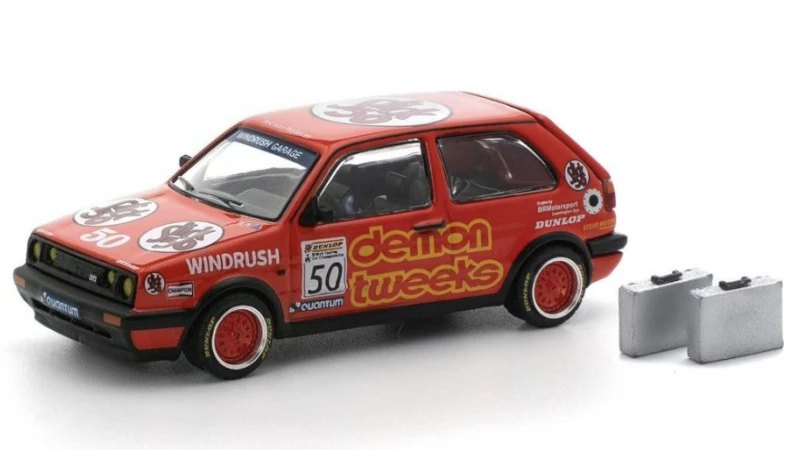 XCartoys 1:64 GTI Mk2 TEAM DEMON TWEEKS BTCC 1988 نموذج سيارة من خليط معدني #1