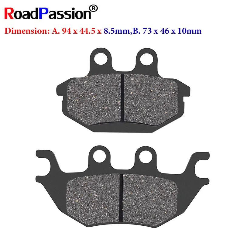 

Motorcycle Rear Brake Pads Disks For KAWASAKI KAF 820 AFF AGF AHF BFF BGF BHF CFF CGF CHF DFF DGF DHF EGF EHF FGF FHF GGF GHF