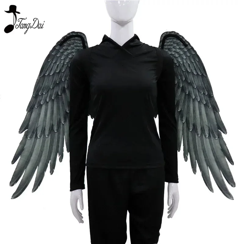 TDAICHAN جودة عالية بولي Foam رغوة لينة Engelenvleugels الكبار النساء تأثيري حلي أبيض وأسود Asas De Anjo الاسد دي أجنحة الملاك