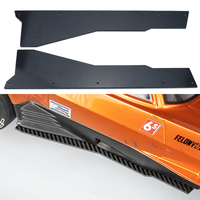 2pcs Carbon Fiber Side Skirt Set Side Protection Panelfor 1/7 ARRMA FELONY INFRACTION 6S LIMITLESS F1 V2 Car Truck ARA320509