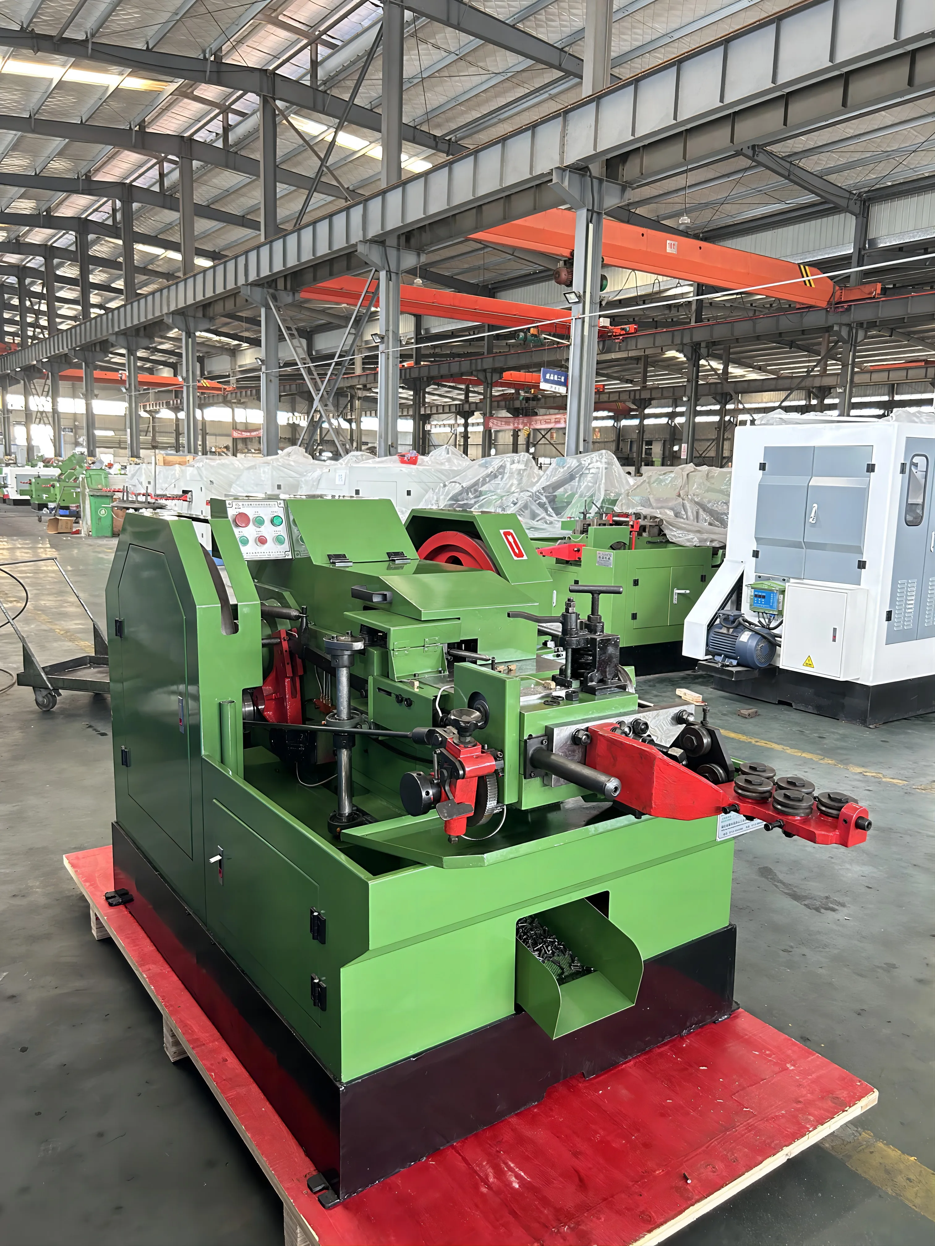 Fully Automatic Rivet Machine For Production Of Semi-hollow Rivets