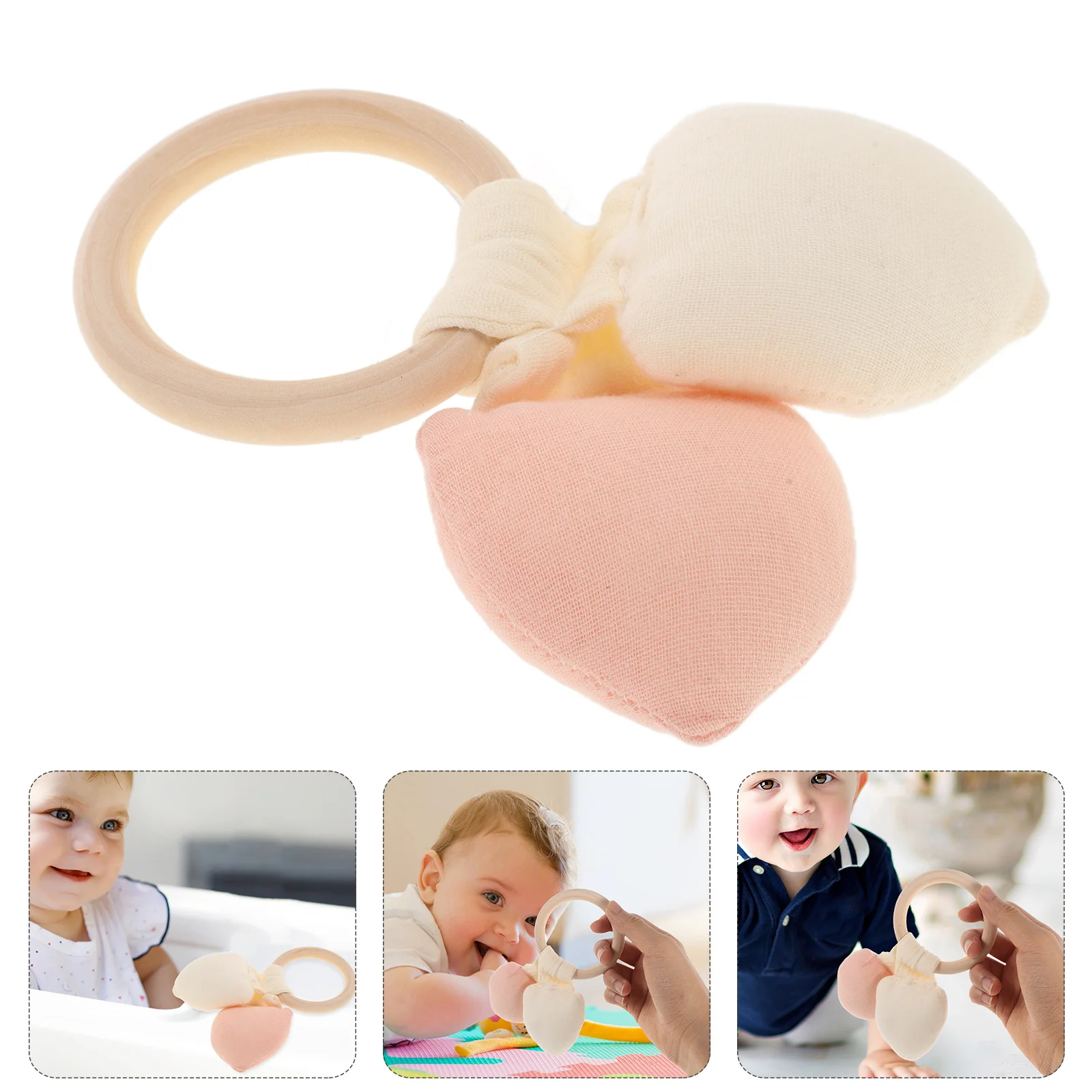 ベビーカーペンダント吊り下げ式ベビーベッドオーナメント幼児用ベッドモバイル綿糸木製新生児ベビー用品ベビーカーデコレーション