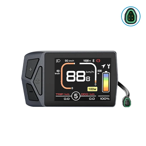 varstrom Elektrische Fahrrad Display EKD01 Bluetooth Navigation Mehrsprachige eBike Computer 9 PAS Für BAFANG Motor KÖNNEN Protokoll 5PIN 3