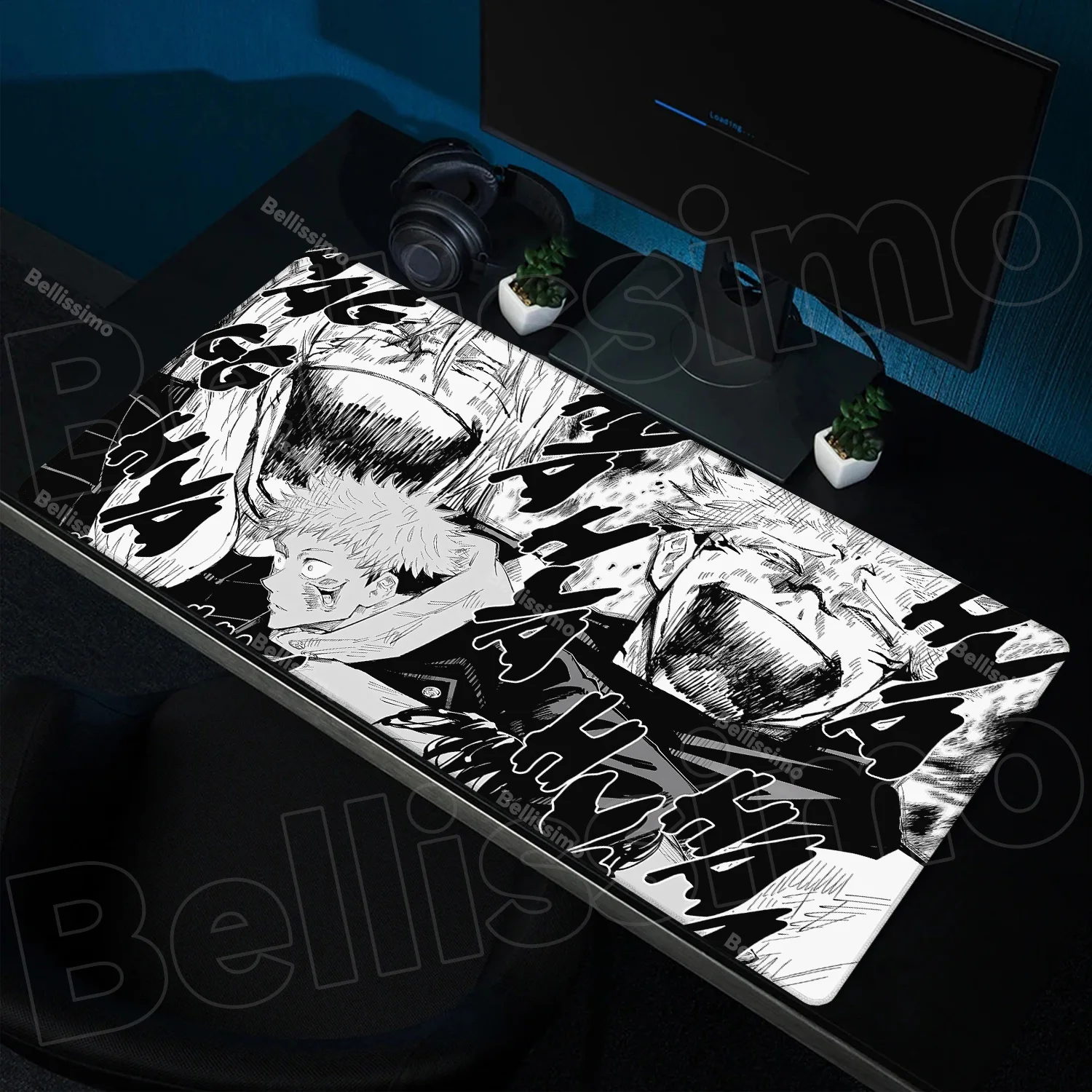 Alfombrilla de ratón de Anime Jujutsu Kaisen Gojo Satoru, alfombrilla grande para ratón para juegos, alfombrilla para escritorio de ordenador, alfombra grande, alfombrillas para teclado y ratón de empresa para jugadores