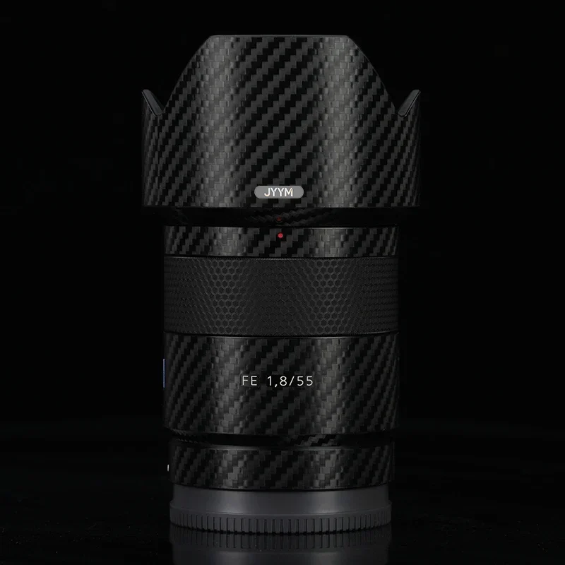 FE 55 1.8 ملصق مائي الجلد الفينيل التفاف فيلم عدسة الجسم واقية ملصق حامي معطف لسوني FE 55 مللي متر F1.8 ZA SEL55F18Z #6