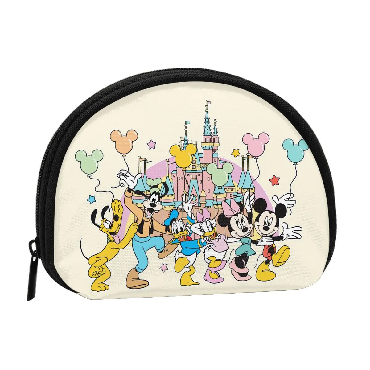 

Cartoon Mickey Minnie Friends Coin Purse Bag for Girls Kids Stylish Wallet Portable ID Card Holders