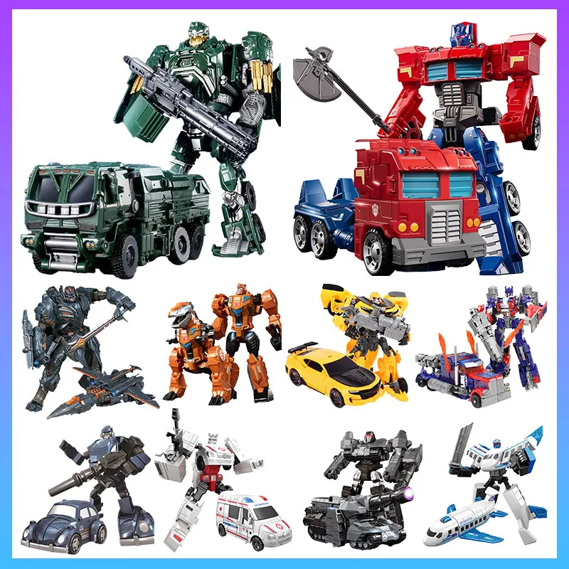 New Transformation Toys Robot For kids Anime Robot Car Action Figure Deformation Toys kit Movie Car Dinosaur Model Toy Boy Gifts