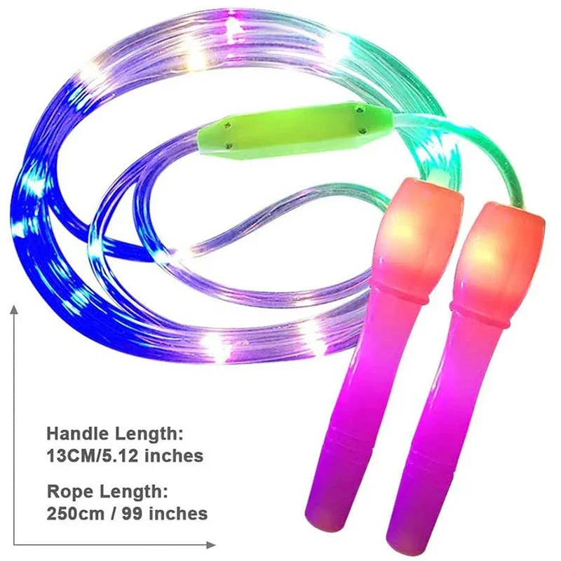 Children Skipping Rope Practice Jumping Game Fitness Home Gym Electronic Luminous Skipping Rope Children Students