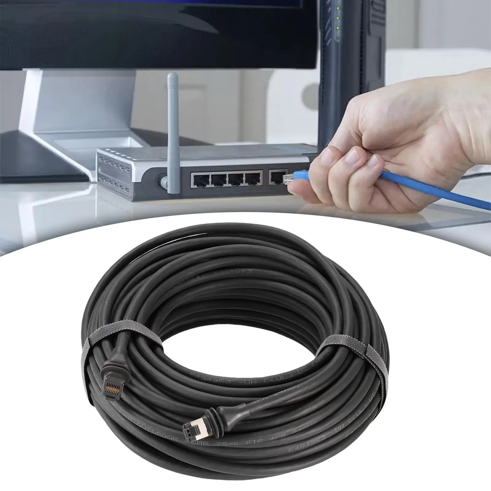 Transmisiones de datos estables del cable Ethernet del cable Gen 3 resistente al desgaste impermeable