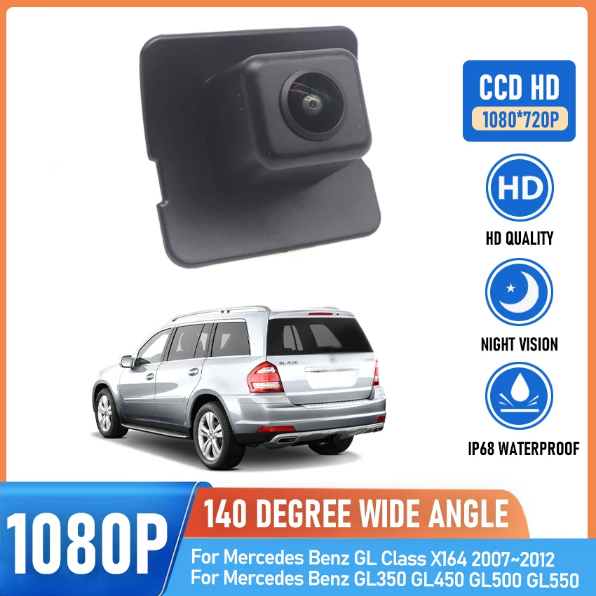 High Quality Full HD CCD Night Vision Rear View Camera For Mercedes Benz GL Class X164 2007~2012 GL350 GL450 GL500 GL550