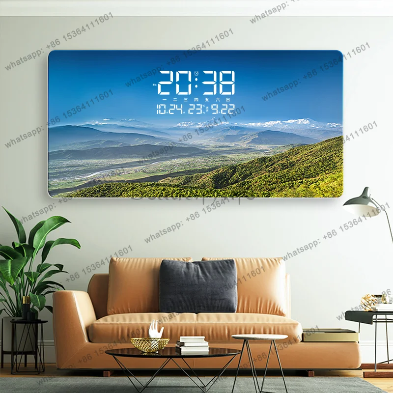 Digital Living Room Wall Clocks Luxury Vintage Interior Modern Wall Clocks Bedroom Fashion Orologio Da Parete Home Decoration