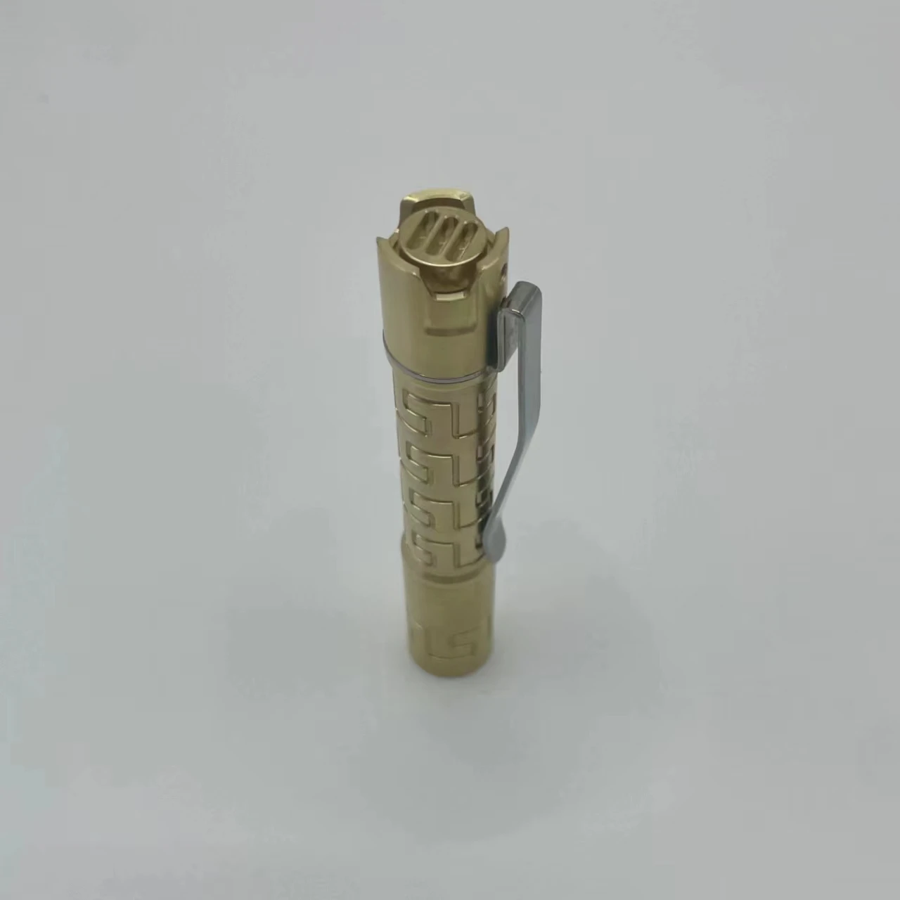 Imagem -02 - Latão Portátil Edc Lanterna sem Bateria Bolso Peça 10440