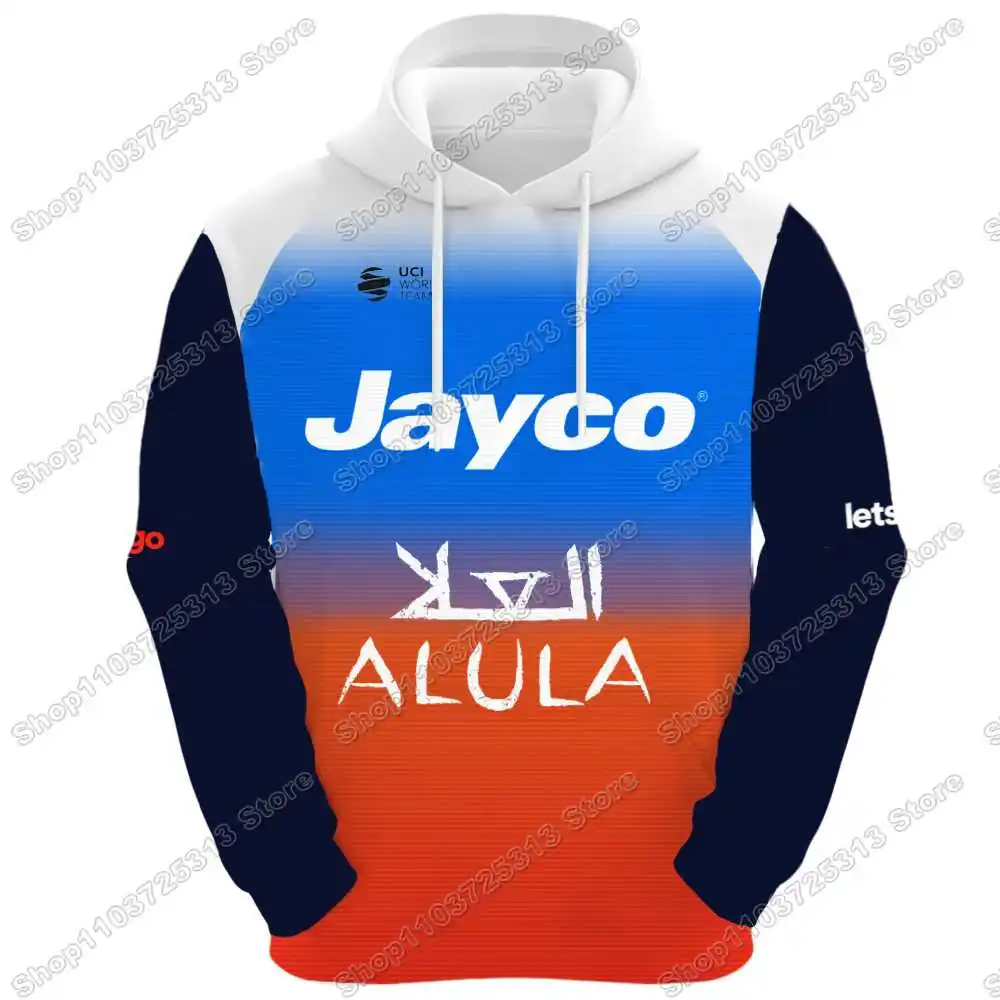 2024 Jayco Alula هوديي الرجال البلوز غير رسمي ربيع الخريف الشتاء هوديس الدراجات الملابس هودي الشارع الشهير معطف ملابس رياضية