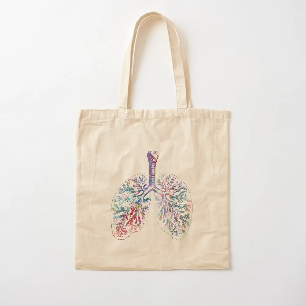 

Anatomy of Human Lungs Tote Bag Custom bag tote bag university Gift Canvas Tote