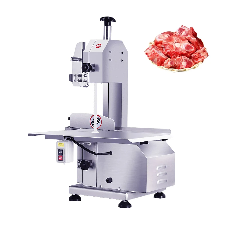 

Commercial Bone Saw Stainless Steel Electric Desktop Cutting Beef And Mutton Chop Bone Home Food Processing Machine 650W