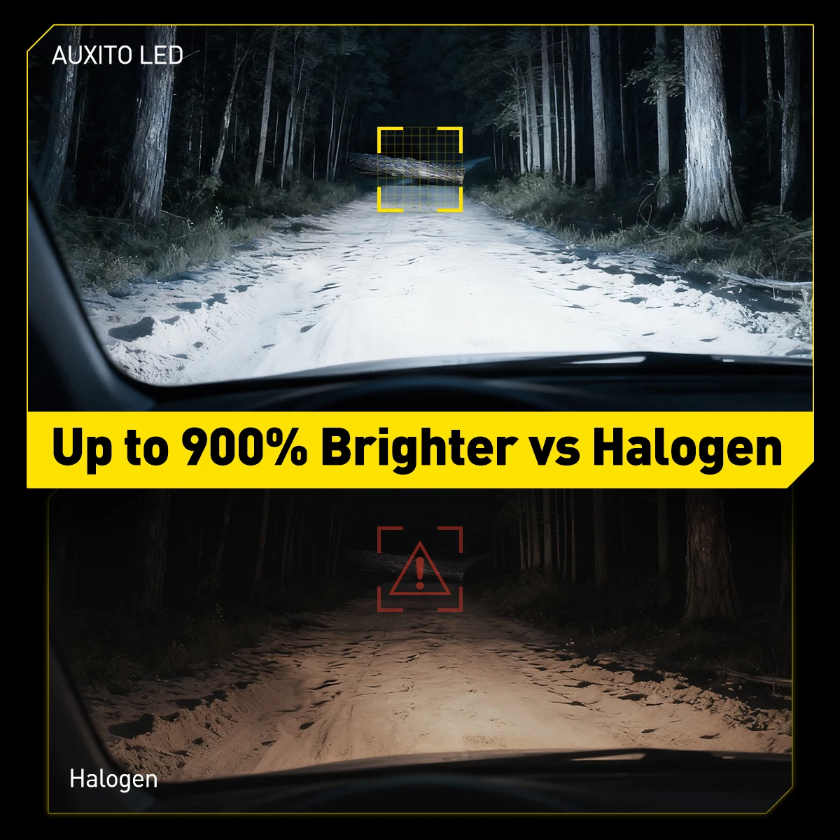 2026 New AUXITO H4 LED Canbus 9003 HB2 Pulg Hi/Low Beam Headlamp For BMW Skoda Ford VW 50W 12000LM Mini 1:1 Auto Light 12V 2Pcs