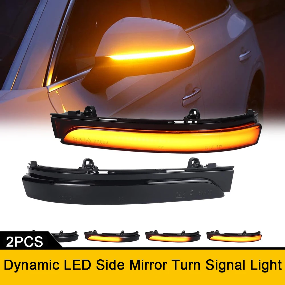 

1pair LED Repeat Blinker Side Mirror Turn Signal Lights Canbus For Volkswagen Saveiro Voyage GOL G5 G6 G7 G8 FOX CrossFox Suran