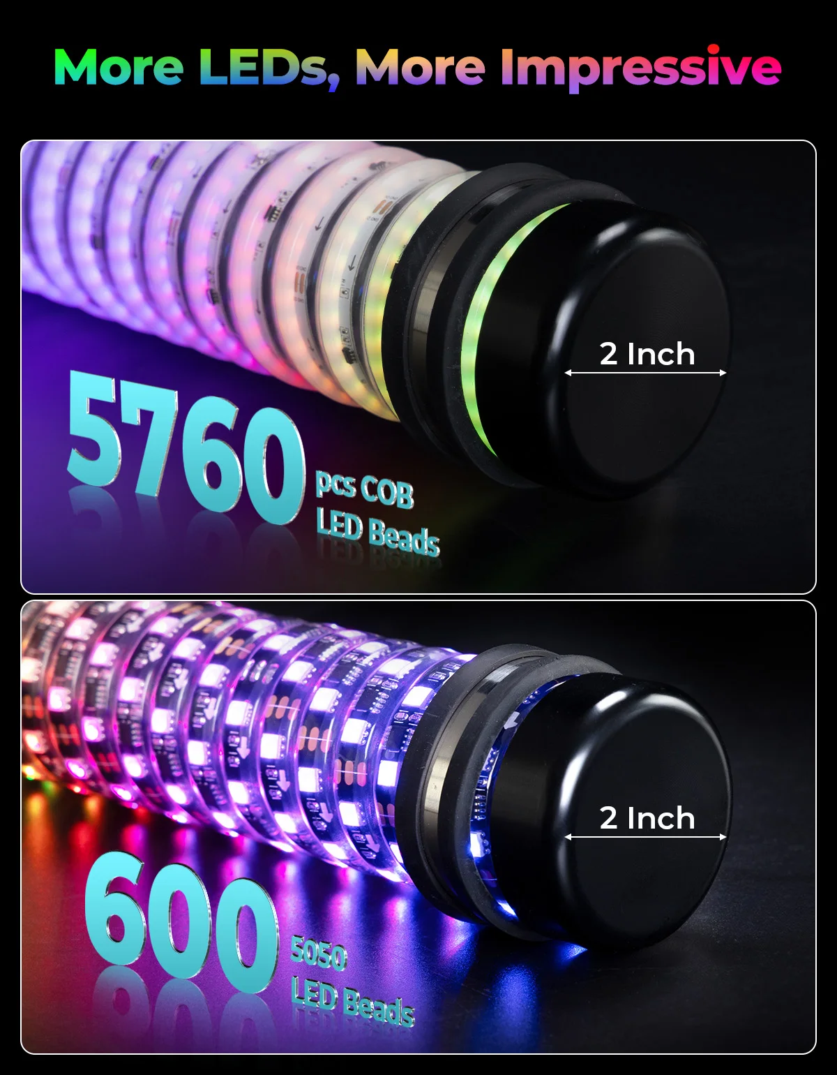 KEMIMOTO UTV ATV 팻 휩 라이트 방수 방향 지시등 블루투스 리모컨 보트 자동차 트럭 골프 카트용 캔암용