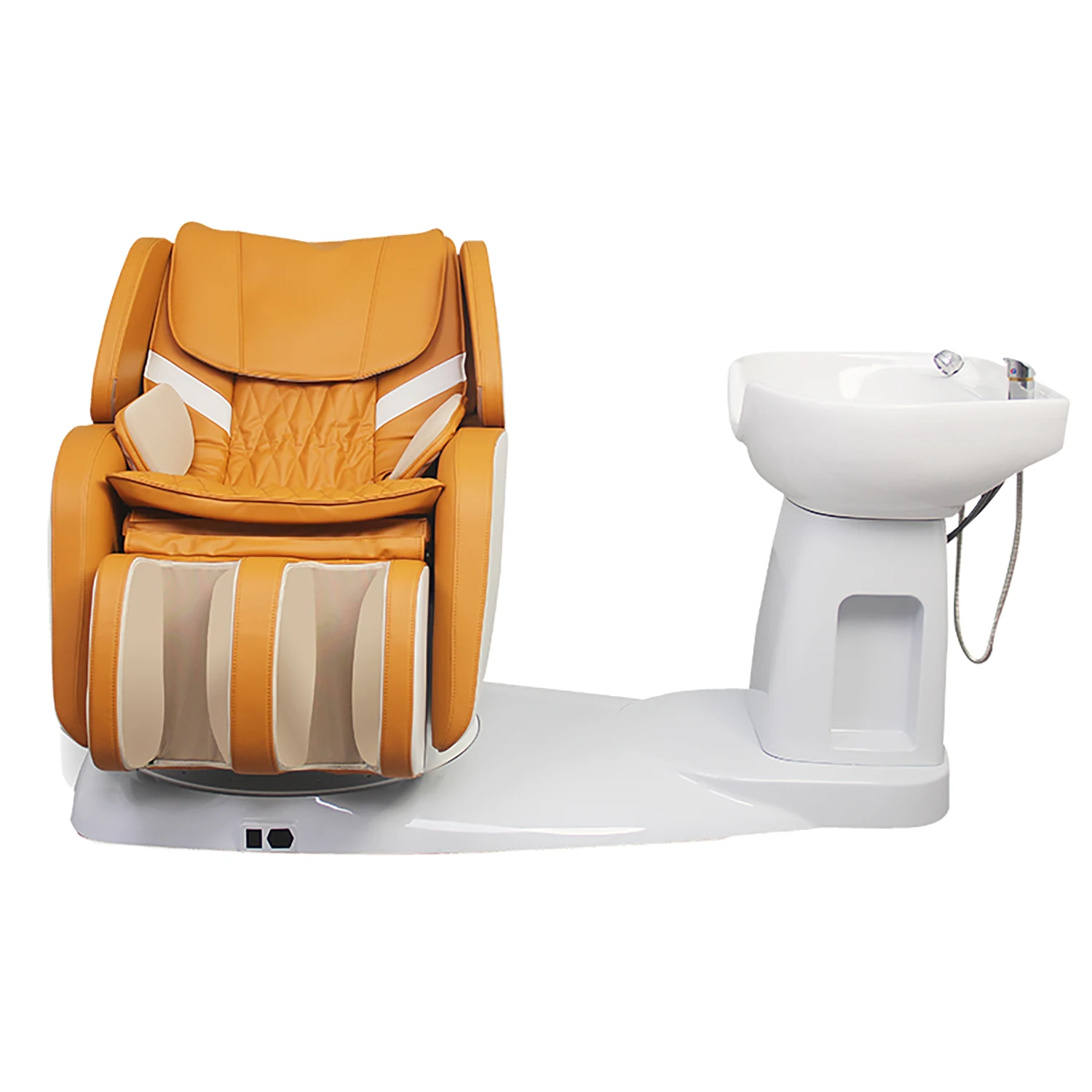 

Luxury Professional Salon Furniture Beauty Hair Salon Lay Down Washing Chair 3D Full Body Massage Spa Electric Shampoo Bed