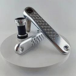 Bike polished silver crank for brompton ultra light crank compatible with birdy BMX 8-12speed