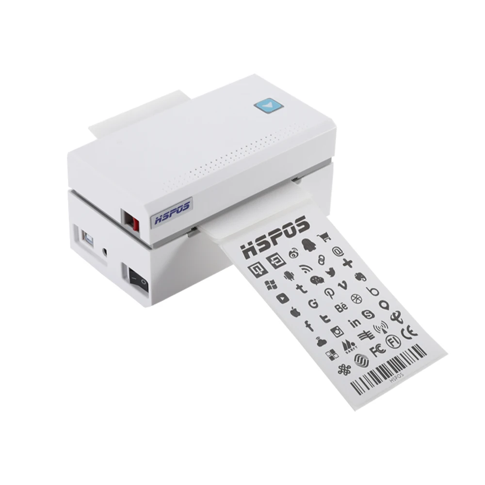 80mm Thermal Shipping Label Printer Express Waybill Printer USB Bluetooth Connect for Android IOS