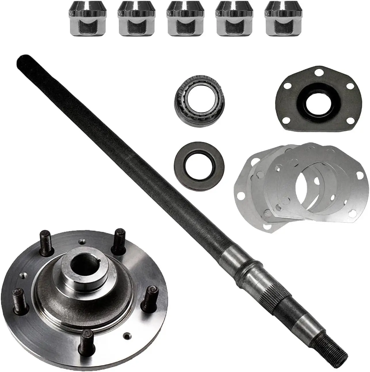 

Rear Axle Kit Fits AMC M20 Diff 29 Spline LH 28-5/8" Long