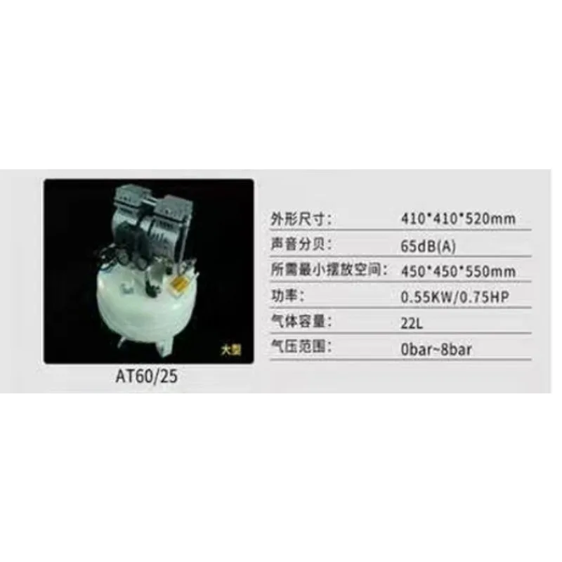 Silent Oil-Free Air Compressor 2.6cfm 90psi High Flow Tru-Duty Pancake Compressor for Nail Gun Impact Wrench Inflation