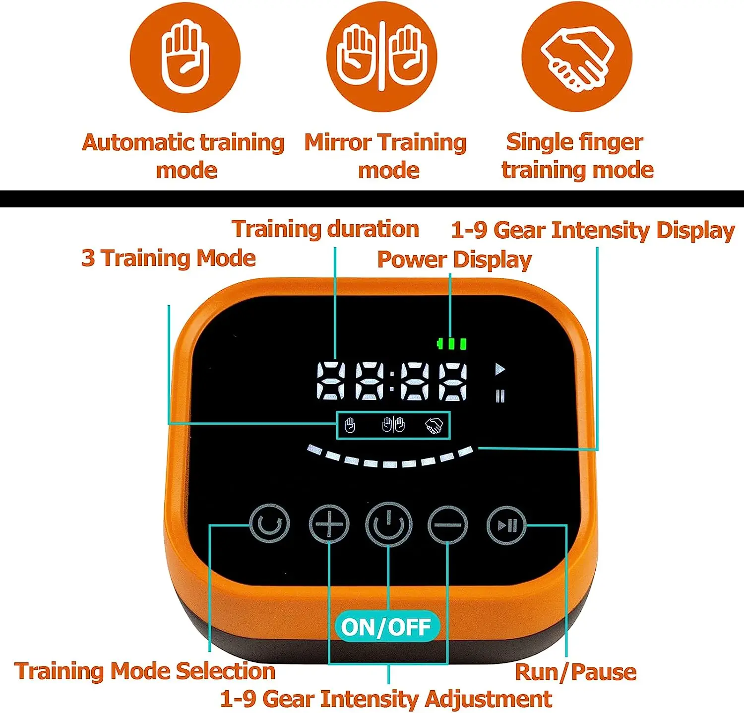 Upgraded Finger And Hand Function Physiotherapy Rehab Device, Rehabilitation Robot Gloves, For Arthritis Hempiplegia