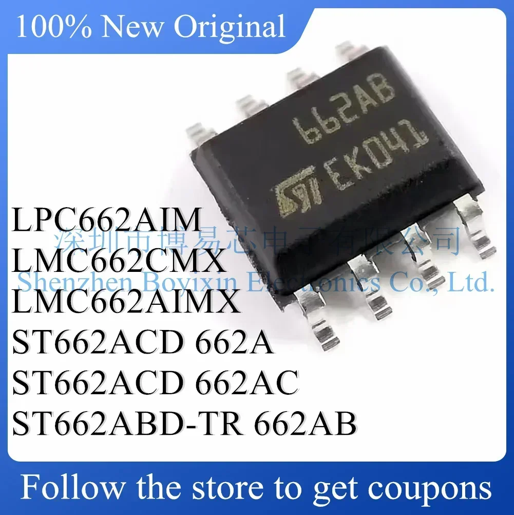 

LPC662AIM LMC662CMX LMC662AIMX ST662ACD 662A ST662ACD 662AC ST662ABD-TR 662AB Standard version